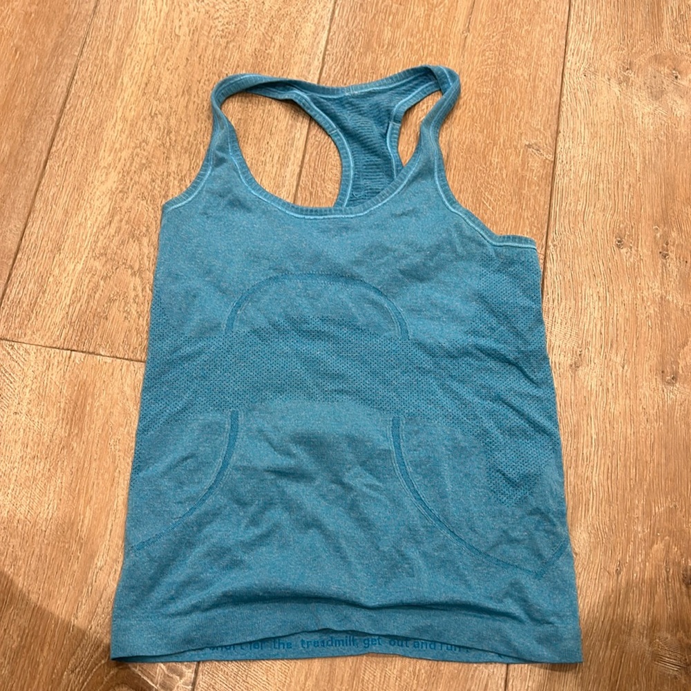 Swiftly Tech Racerback Tank - Size 4 - Blue